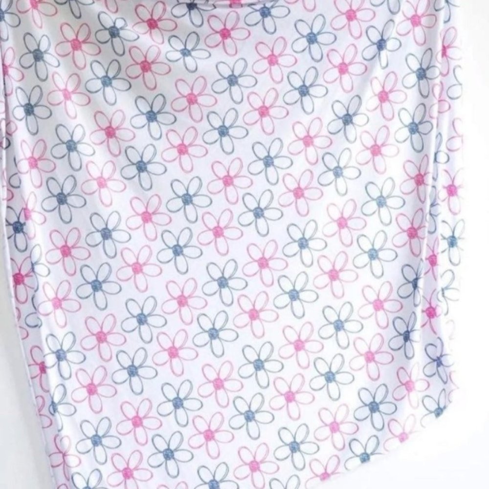 Little Buds-Soft Bamboo Wild Flower Baby Swaddle Blanket